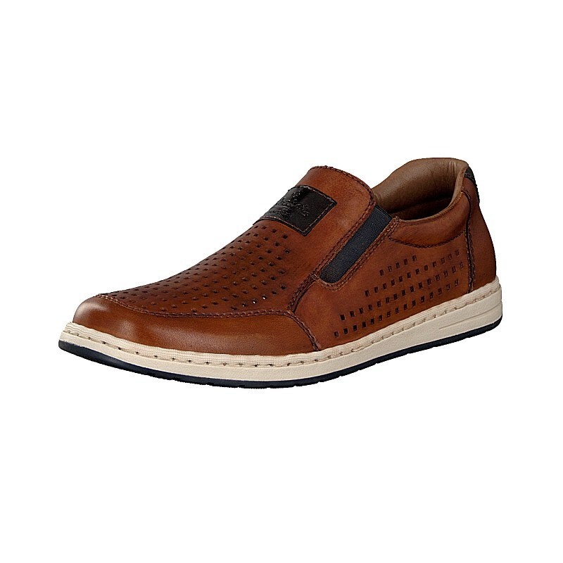 Slip On Rieker 18267-24 Para Homem - Marrom